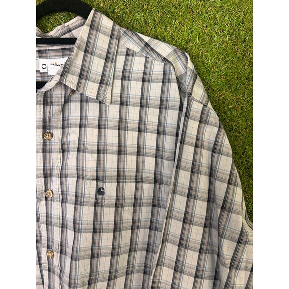 Carhartt Mens Plaid Work Shirt Cotton Heavy Duty Button Down Size 2XL - Picture 2 of 9